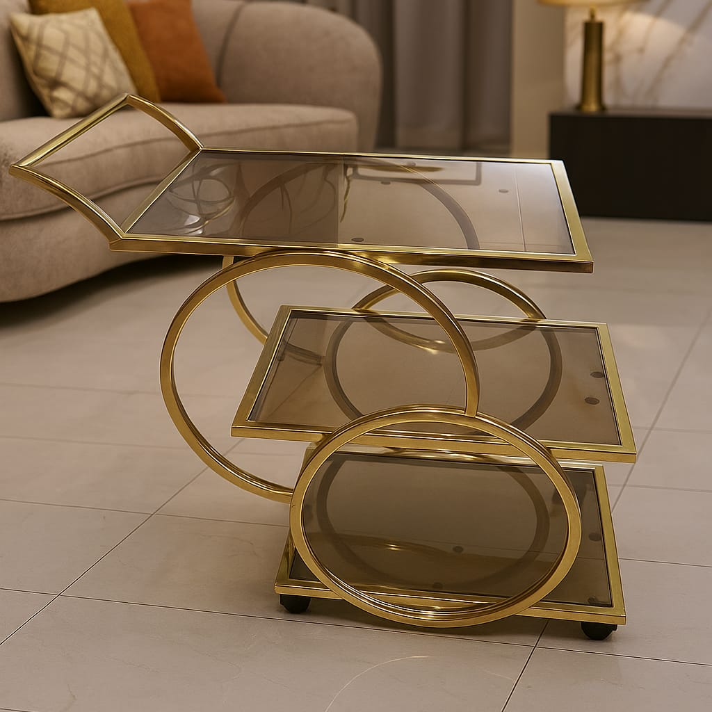 ترولي تقديم رجل دائريه